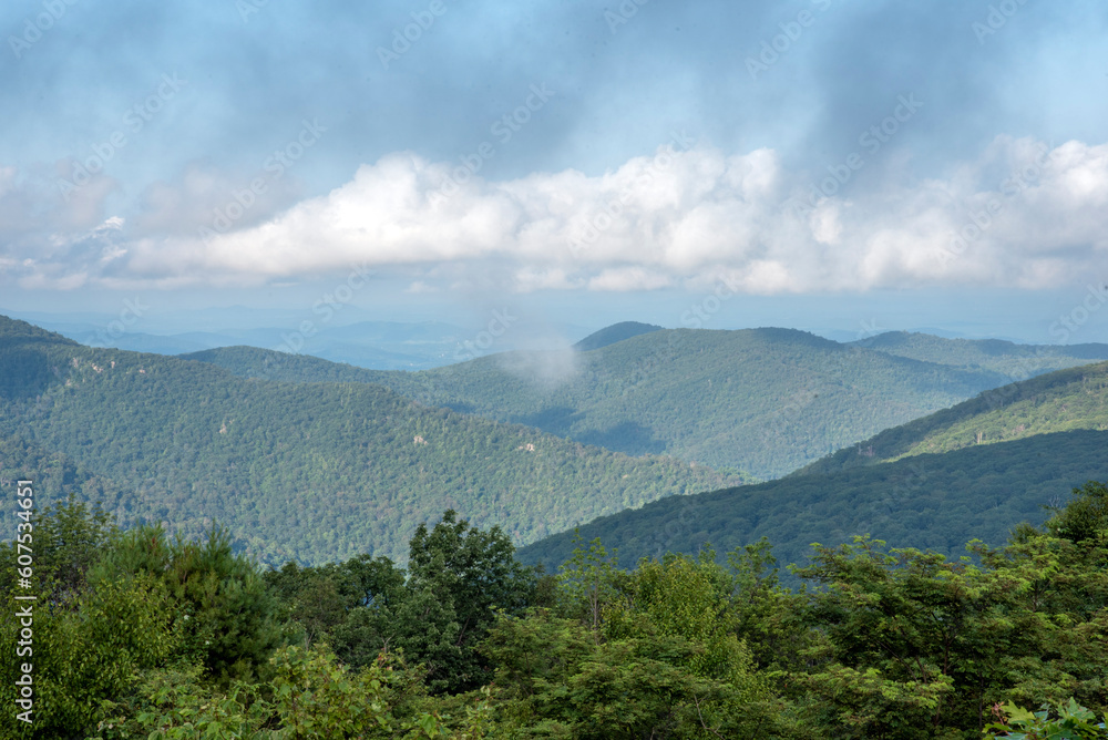 Fototapeta premium mountain landscape with clouds