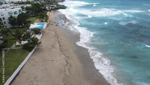 view of the beach in the morning