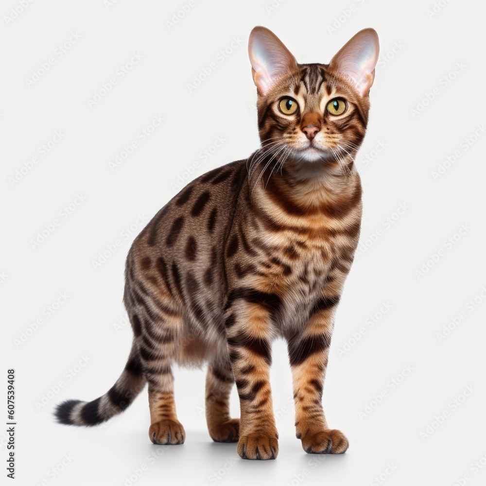 Obraz premium cat, kitten, animal, pet, isolated, domestic, feline, fur, white, cute, tabby, kitty, sitting, young, baby, portrait, adorable, looking, british, one, paw, pets, mammal, gray, beautiful