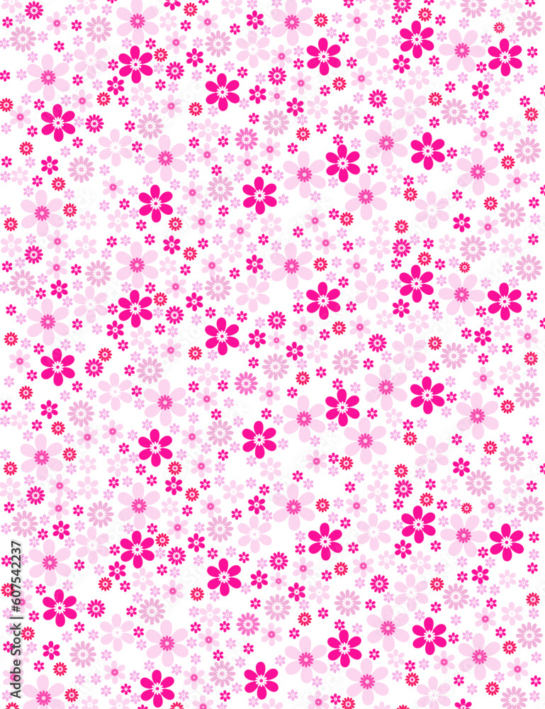 Floral background vector illustration