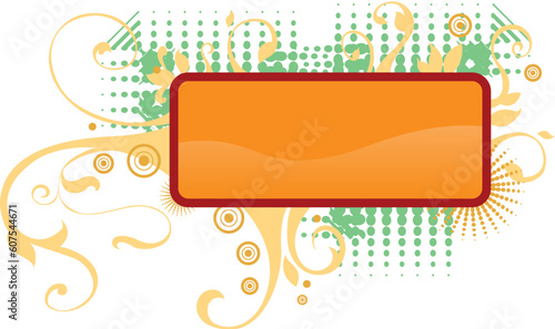 Vector illustration retro frame