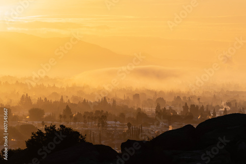Dawn fog in the San Fernand...