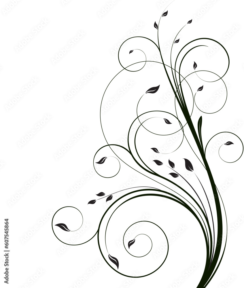 Floral ecology background vector illustration Floral ecology background vector illustration