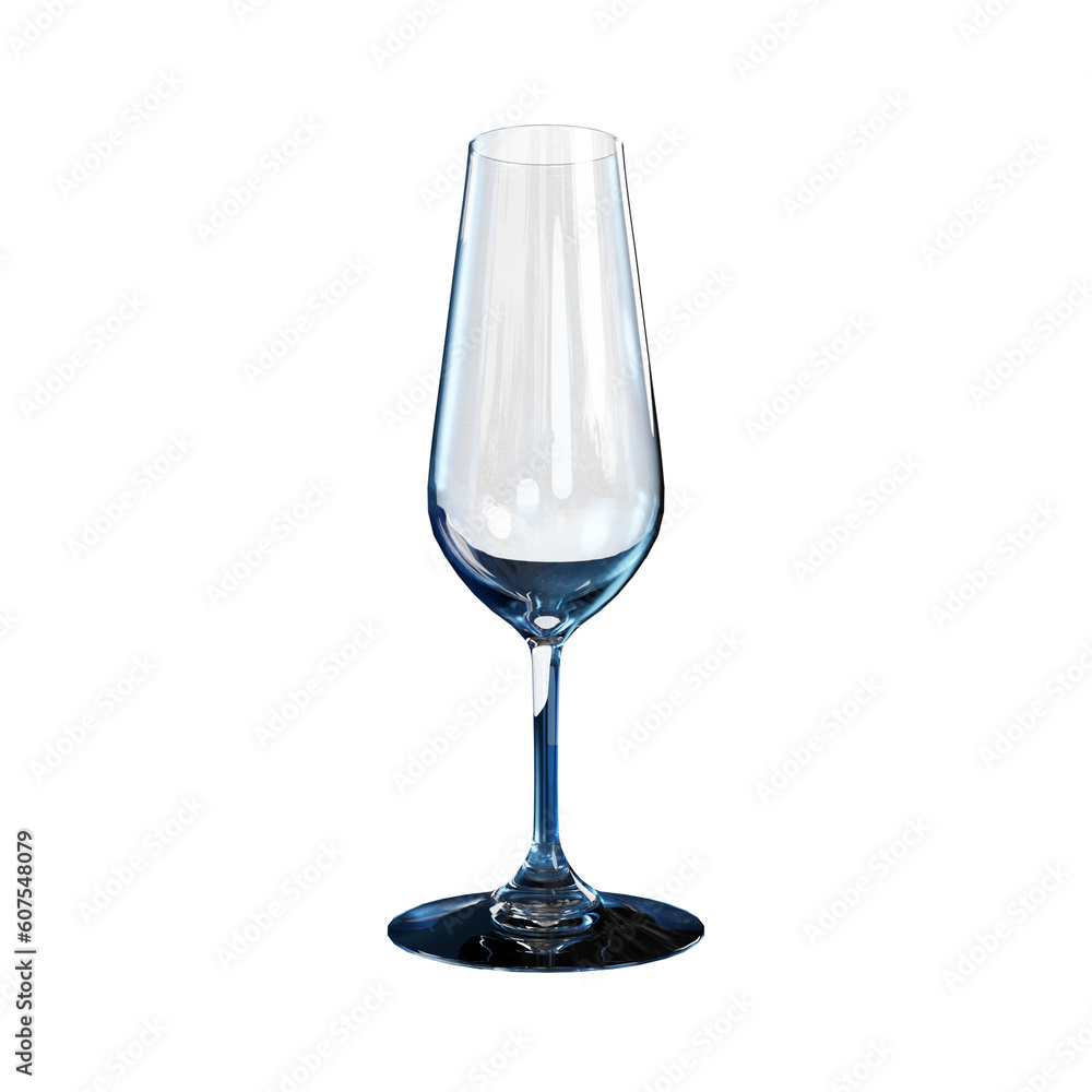 3d empty blue glass isolated on transparent background, png 3d empty blue glass isolated on transparent background, png