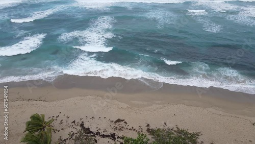 waves on the beach