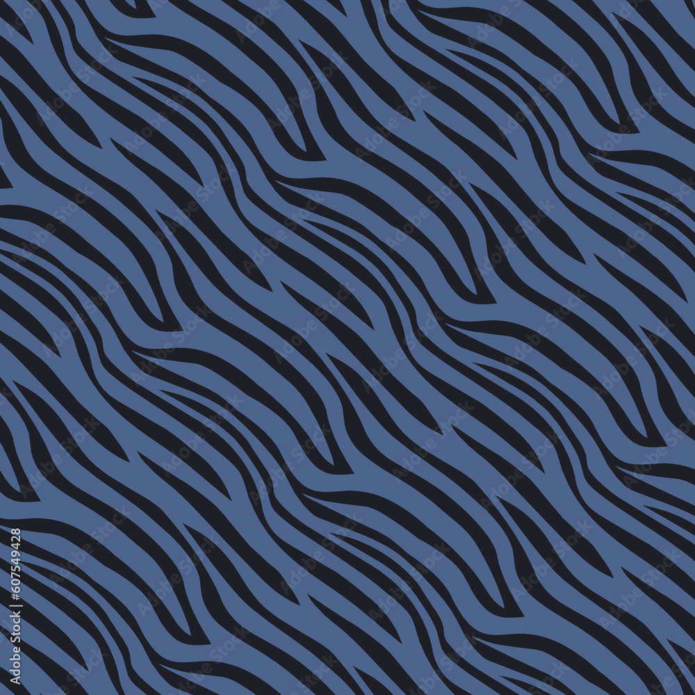 Zebra skin pattern. Animal print for fabric textile design cover wrapping background stock illustration.