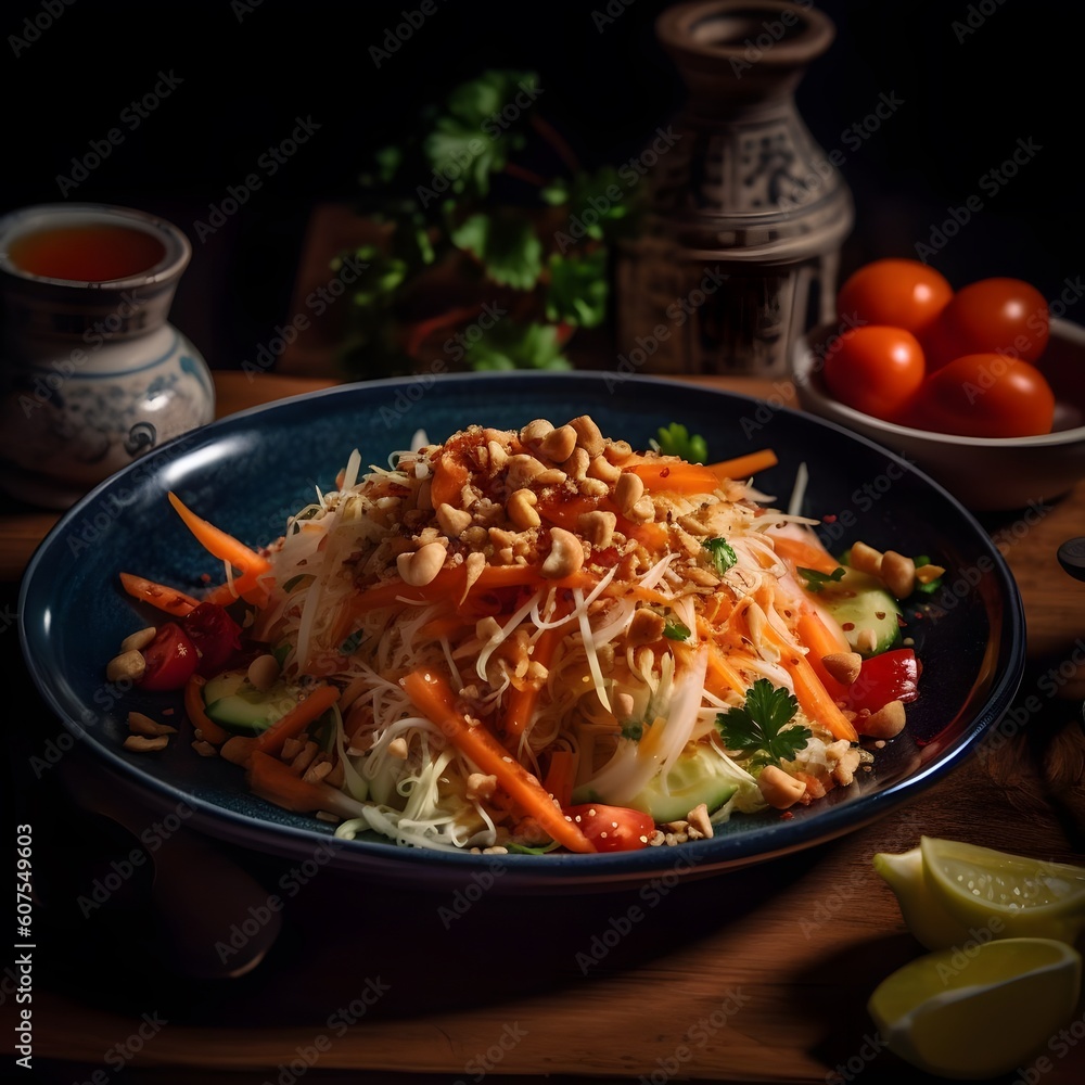 Tasty Thai Papaya Salad Looks as Good as it Tastes Tasty Thai Papaya Salad Looks as Good as it Tastes