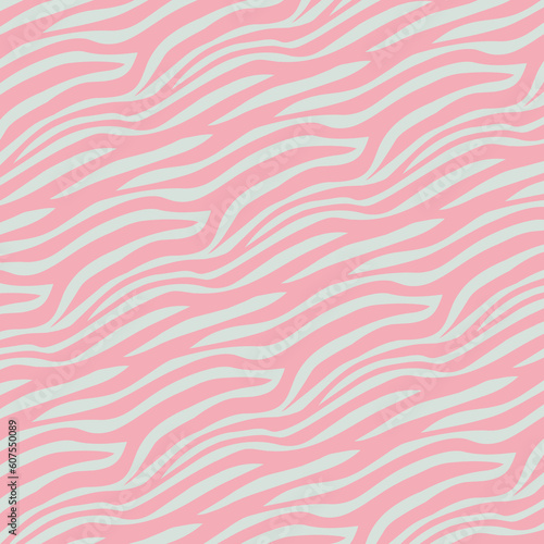 Zebra skin pattern. Animal print for fabric textile design cover wrapping background stock illustration.