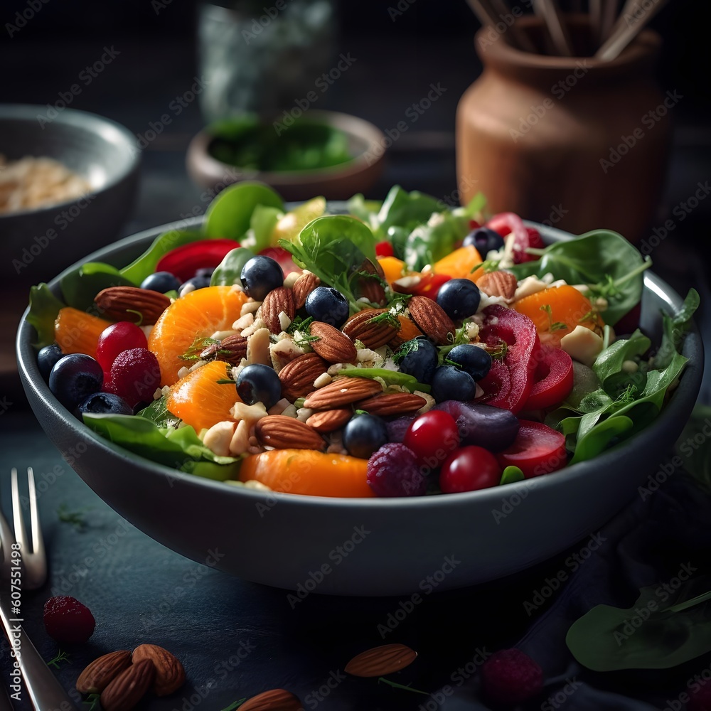 A Fresh and Healthy Salad Bowl