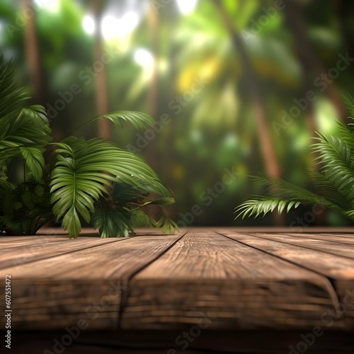 tropical forest in the jungle