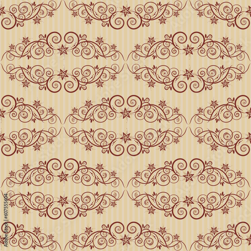 Seamless background. The classic elegant design.