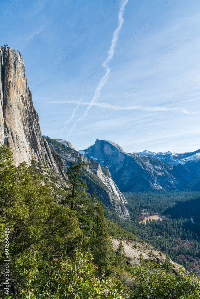 View of the Half Dome at Yosemite in California