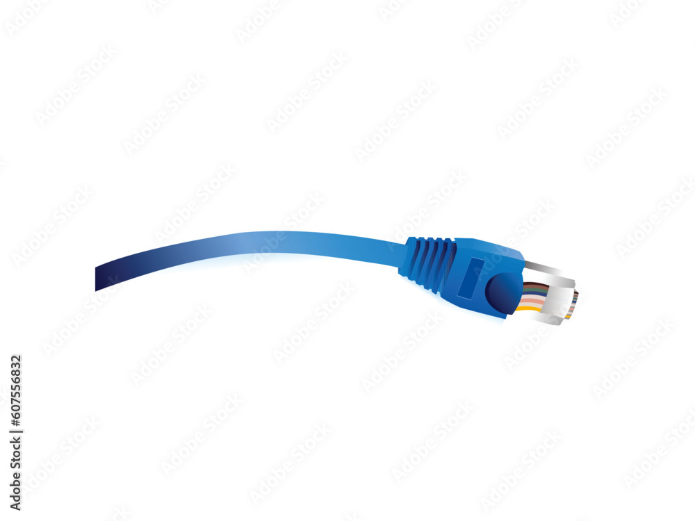 internet connector on isolated background internet connector on isolated background