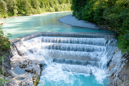 Lechfall mit Wasserstufen
