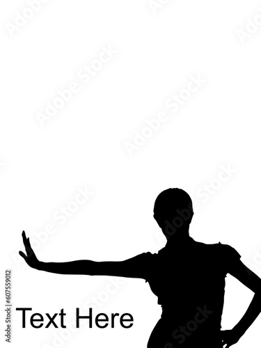 posing sexy lady on an isolated background
