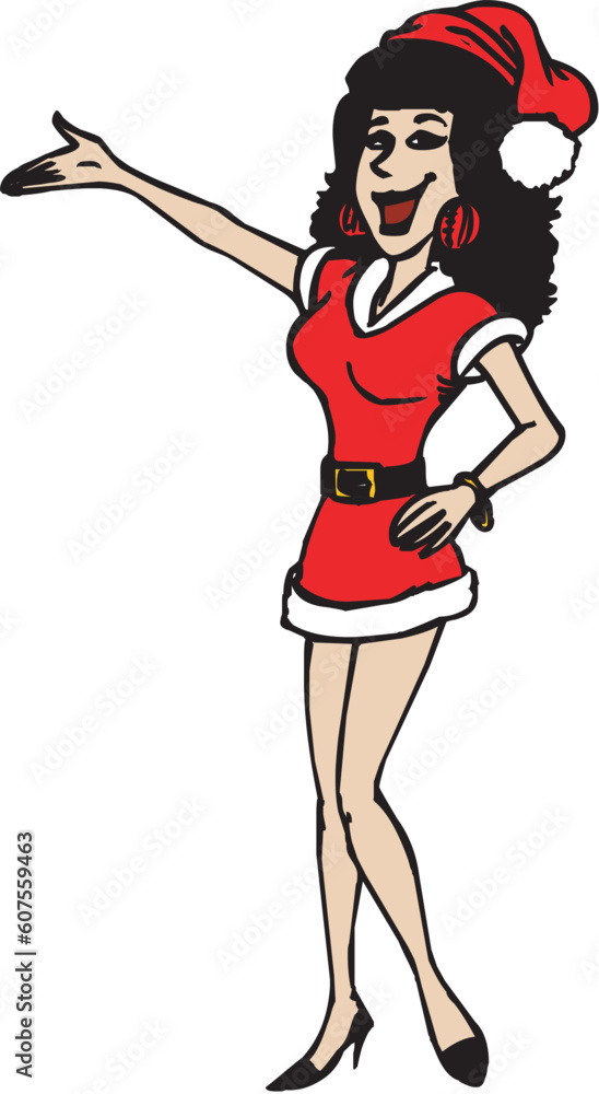 Illustration of an Toonimal Woman - Vector Illustration of an Toonimal Woman - Vector