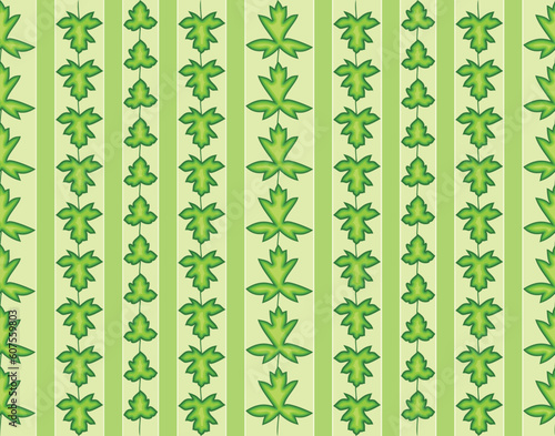 Editable vector repeating wallpaper design of maple leaves