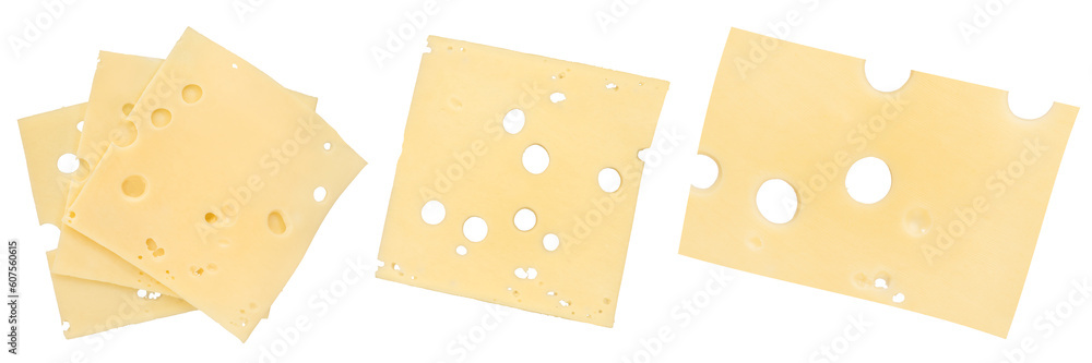 Foto Emmental cheese isolate