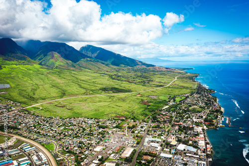 Maui Majesty: A Breathtaking Aerial View of Hawaii's Paradise