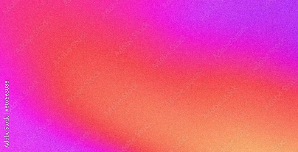 Pink magenta orange vibrant colors grainy gradient abstract background ...