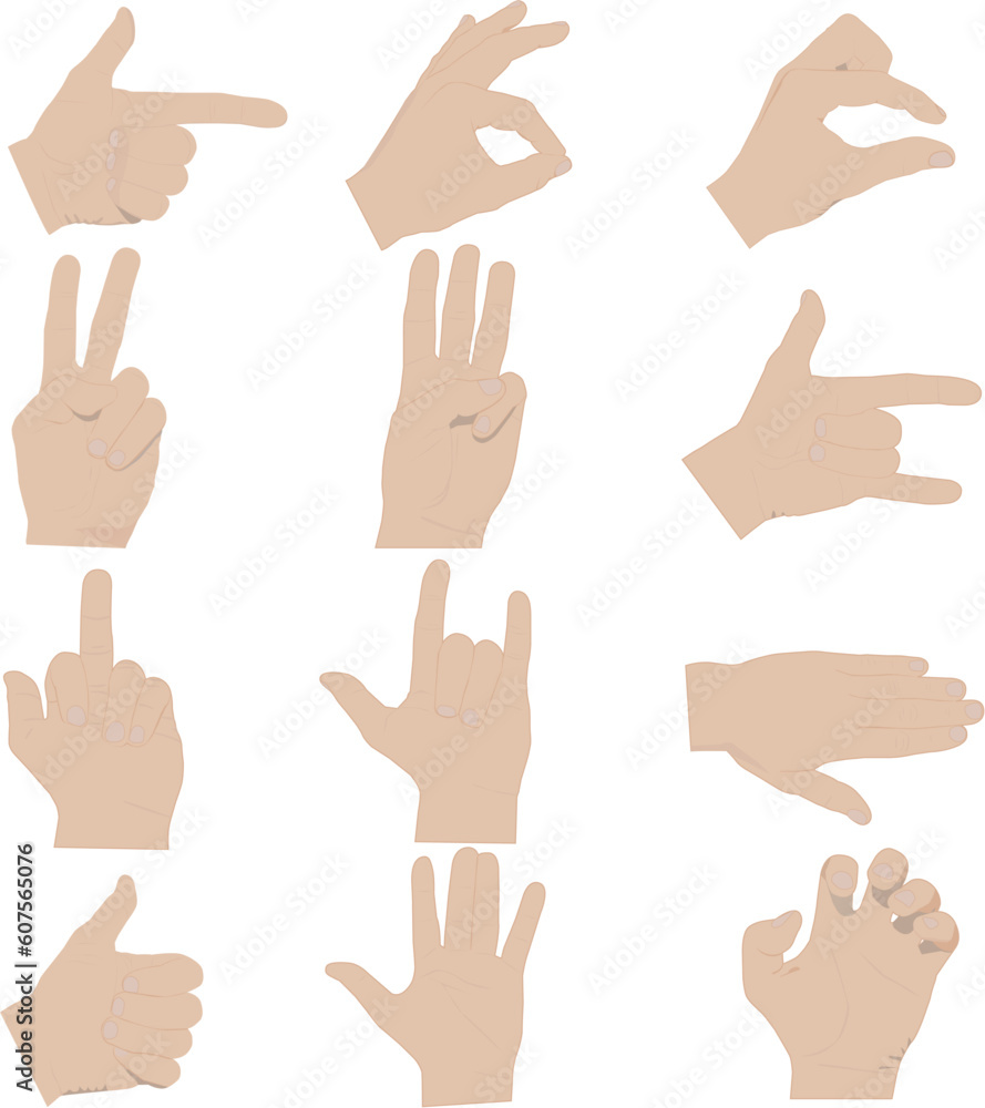 Hands illustration Hands illustration