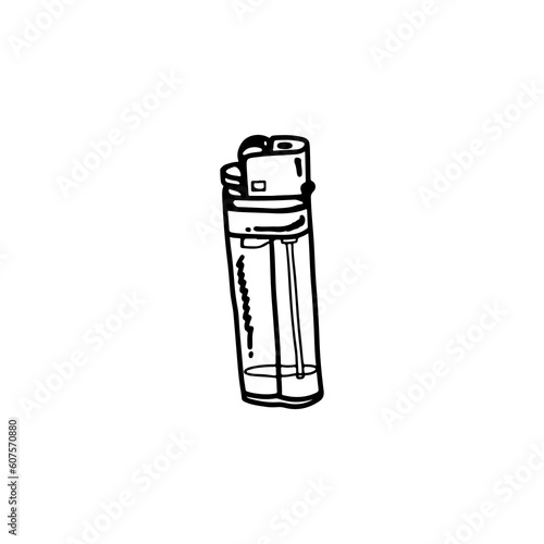 vector illustration of a lighter