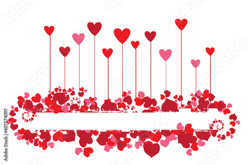 Valentine background for your design