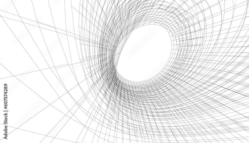 abstract architecture vector 3d illustration abstract architecture vector 3d illustration