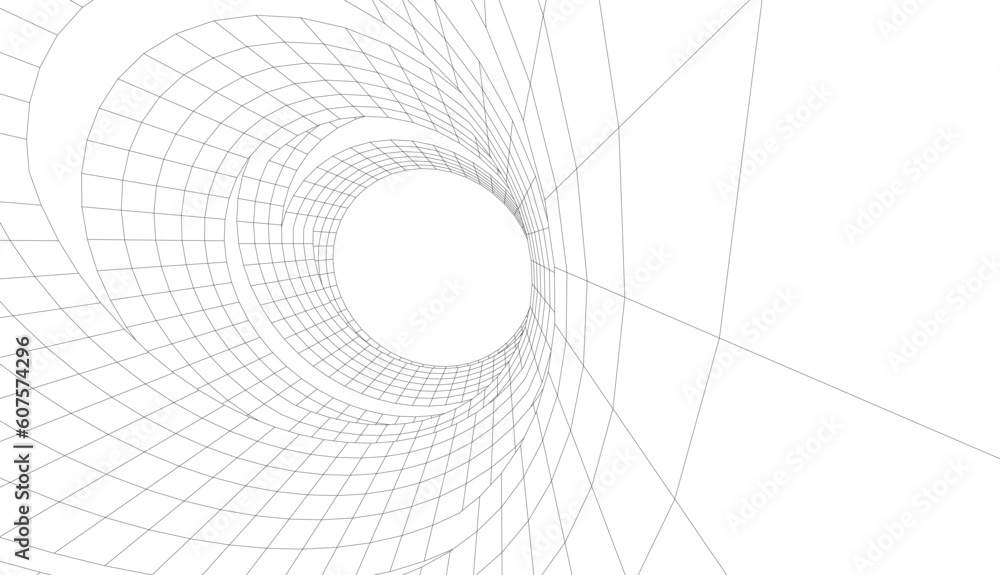 abstract architecture vector 3d illustration abstract architecture vector 3d illustration