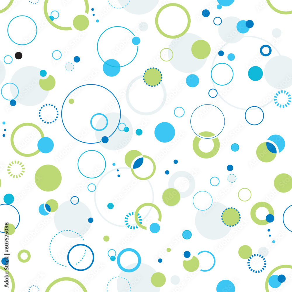 Abstract dotted wallpaper that will tile seamlessly. 5 global colors.