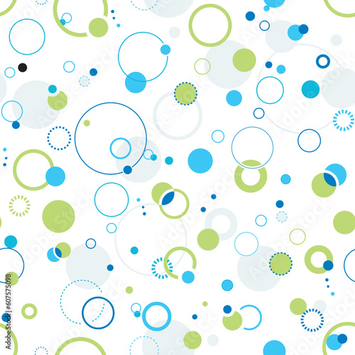 Abstract dotted wallpaper that will tile seamlessly. 5 global colors.