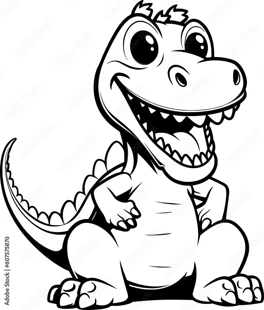 Dinosaur Line Art Dinosaur Line Art