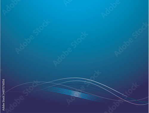 Background with abstract smooth lines and waves
