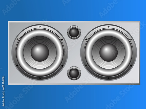 Large Loudspeaker cabinet in vector format