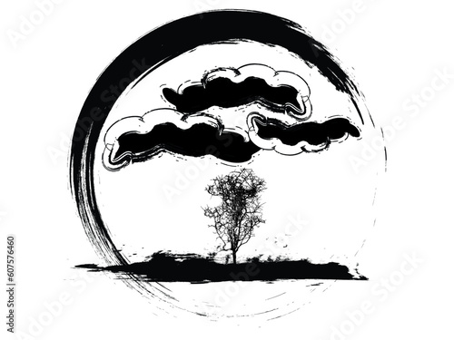 vector illustration of a grunge weather icon