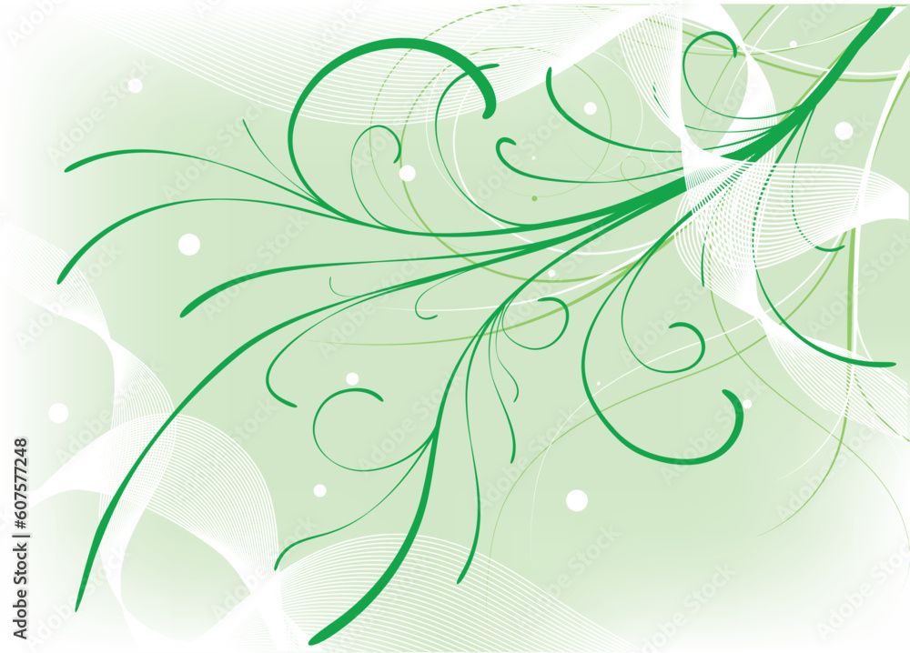 Abstract floral background, element for design. Abstract floral background, element for design.