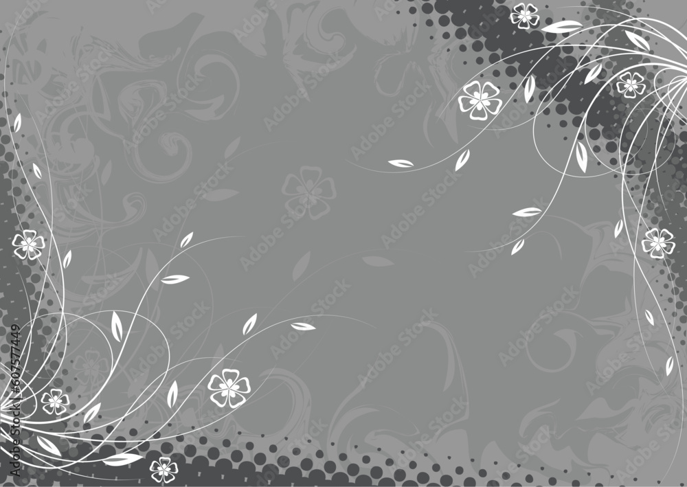 Abstract floral background, element for design. Abstract floral background, element for design.