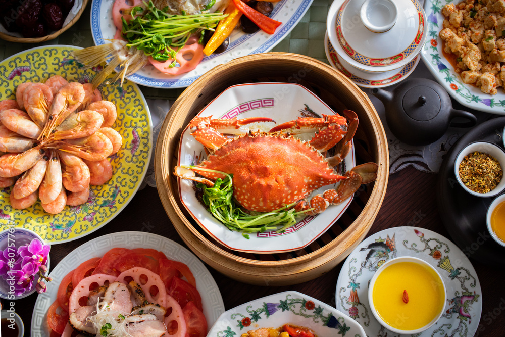中国料理のイメージ(俯瞰) 中国料理のイメージ(俯瞰)