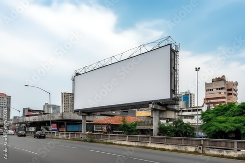 Ultra Sharp Outdoor Advertising: Blank Billboard for Eye-Catching Posters