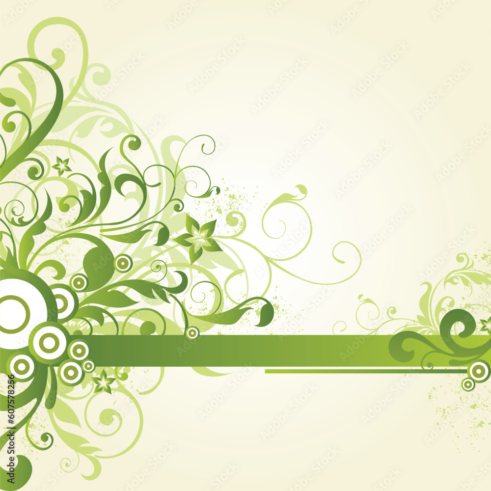 illustration drawing of floral background illustration drawing of floral background