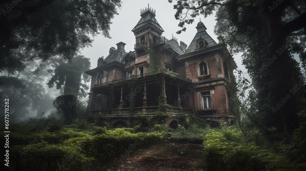 Eerie Enclave: The Hidden Haunted Mansion