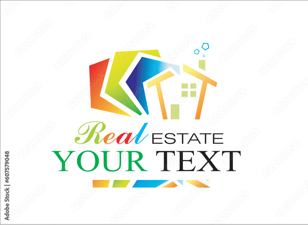Sybol to use for Real estate brochure or background Sybol to use for Real estate brochure or background