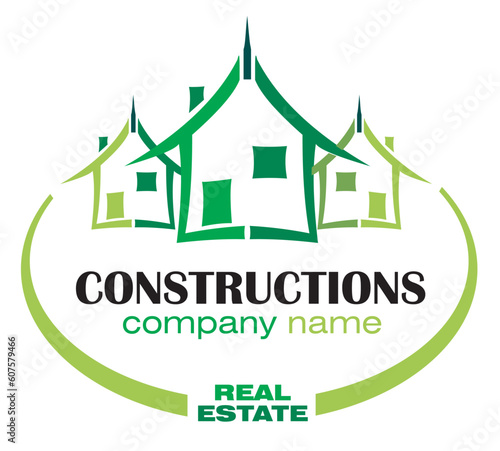 Conceptual symbol and Icons for real estate company