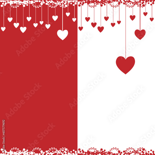 Valentine card, vector illustration