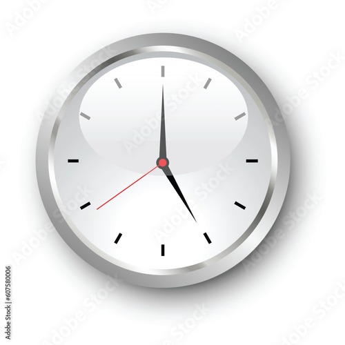 Illustration of a standard clockface