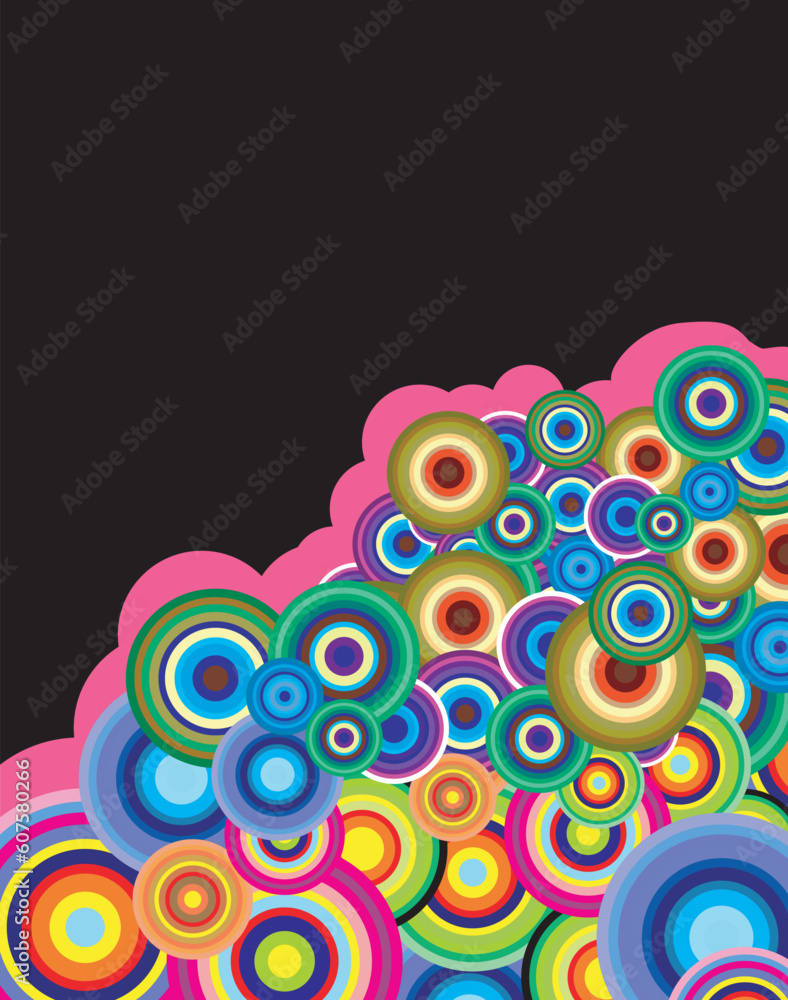 Colorful Bubbles fantasy art background