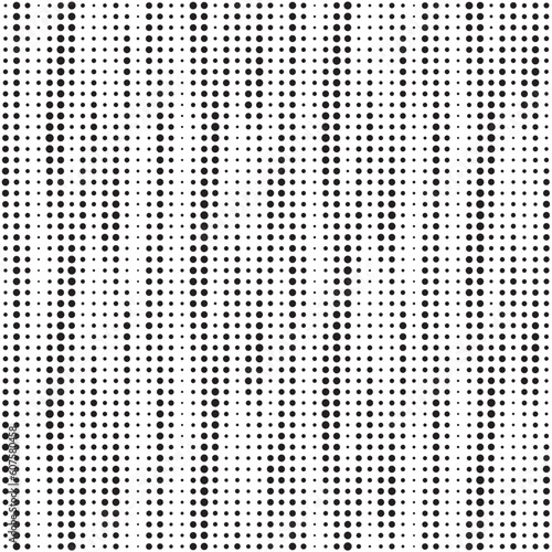 Dot fade pattern. Faded halftone black dots isolated on white background. Degraded fades dote for design print. Fadew halftones point. Fading polka gradient. Geo transition bg. Vector illustration