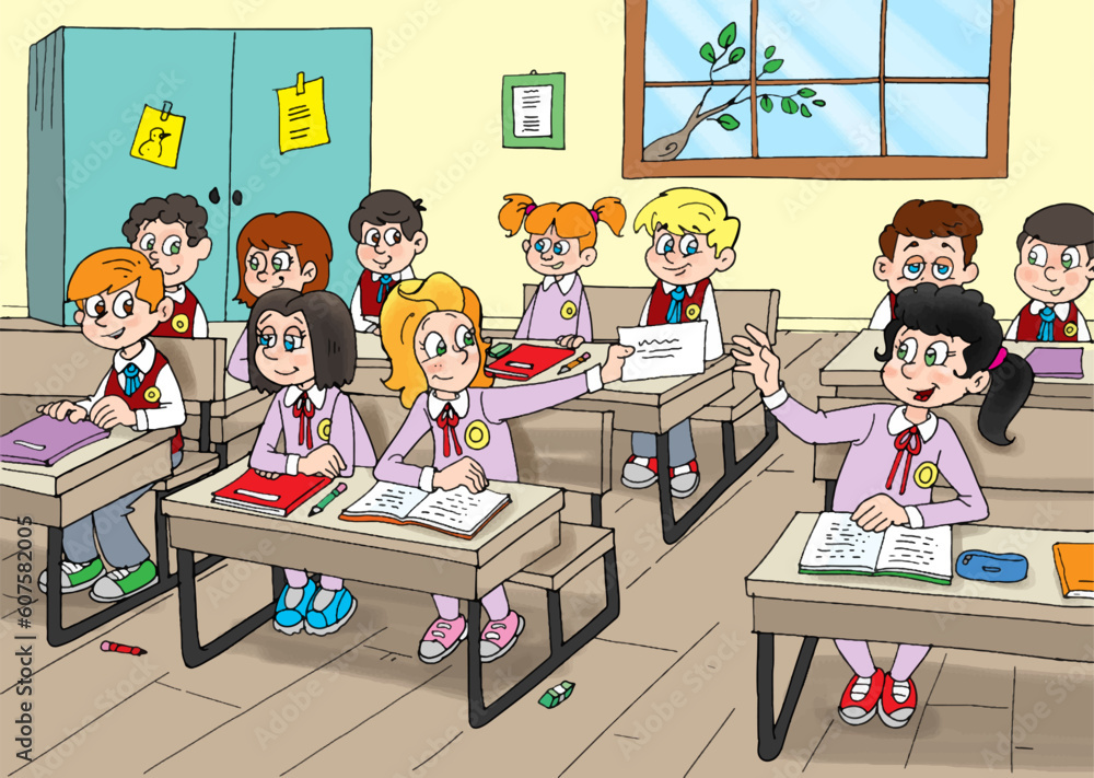 students waiting for a teacher in the classroom inside the school, students in the classroom, classroom, students, school, classroom, children students waiting for a teacher in the classroom inside the school, students in the classroom, classroom, students, school, classroom, children
