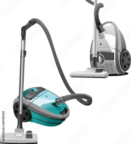 A Vector .eps 8 illustration of the vacuum cleaner.