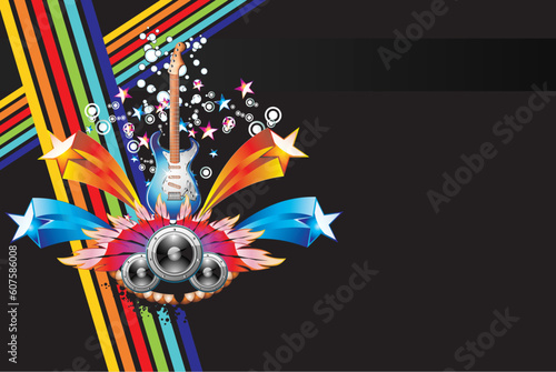 Dance and Music Event Background for poster or brochure